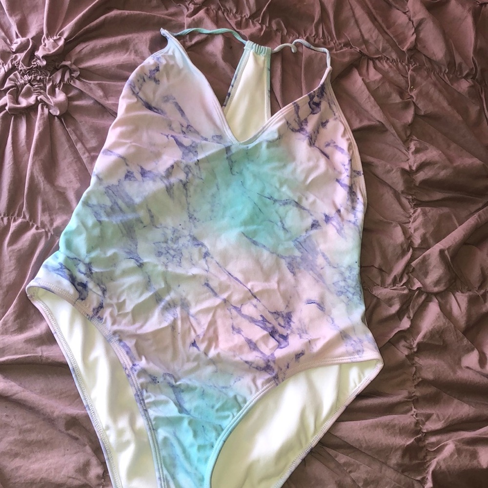 Pacsun Tie Dye One Piece Bathing Suit